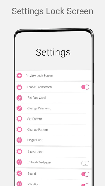 Flower Lock Screen - عکس برنامه موبایلی اندروید