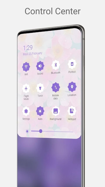 Flower Lock Screen - عکس برنامه موبایلی اندروید