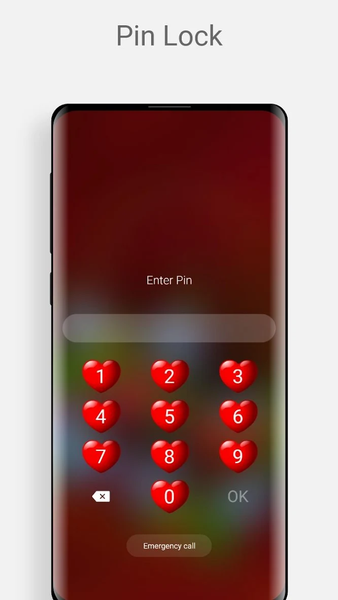 Love Heart Lock Screen - عکس برنامه موبایلی اندروید