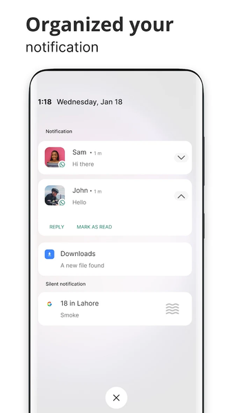 Android ۱۳ Style Lock screen - عکس برنامه موبایلی اندروید
