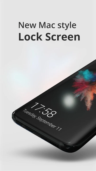 Lock Screen MAC Style - Image screenshot of android app