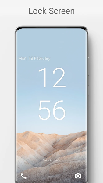 Lock Screen For Android 12 Sty - عکس برنامه موبایلی اندروید