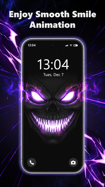 Silly Fun Smile Live Wallpaper - Image screenshot of android app