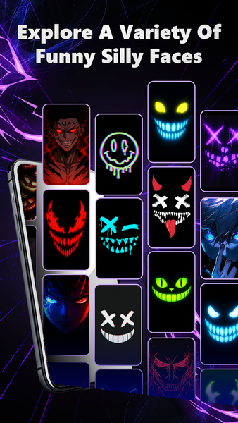 Silly Fun Smile Live Wallpaper - Image screenshot of android app
