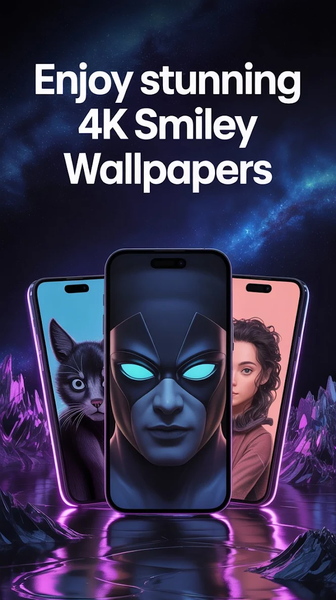Silly Smile Live Wallpaper ۴K - عکس برنامه موبایلی اندروید