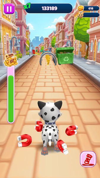 Cat Runner - Gameplay image of android game
