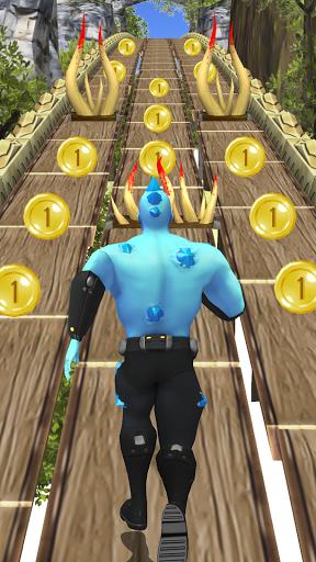 Subway super hero ka game - Gameplay image of android game