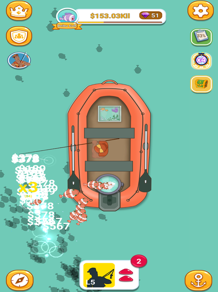 Idle Fishing Tycoon - عکس برنامه موبایلی اندروید