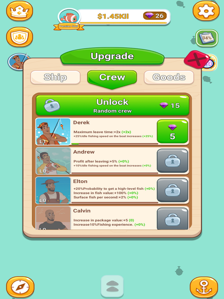 Idle Fishing Tycoon - عکس برنامه موبایلی اندروید