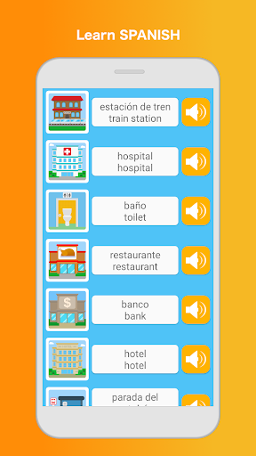 Learn Spanish Language - عکس برنامه موبایلی اندروید