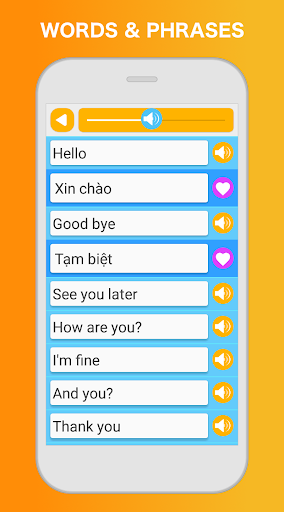 Learn Vietnamese Language - عکس برنامه موبایلی اندروید