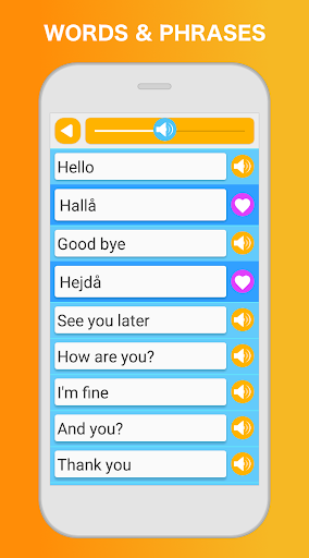 Learn Swedish Language - Image screenshot of android app