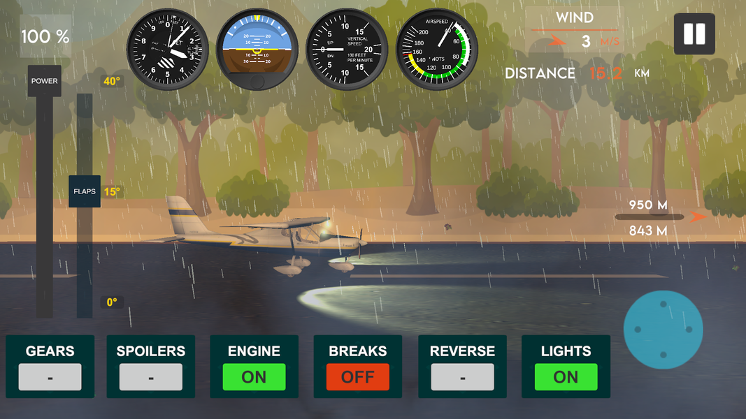 ۲.۵D Flight Simulator - عکس بازی موبایلی اندروید