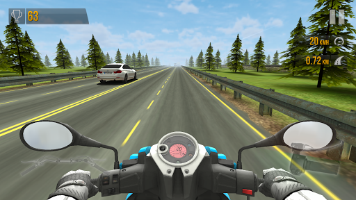 Supermoto Bike Motorcycle Scooter Racing - Gameplay image of android game