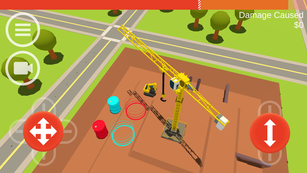 Hooked! A Tower Crane Game - Gameplay image of android game