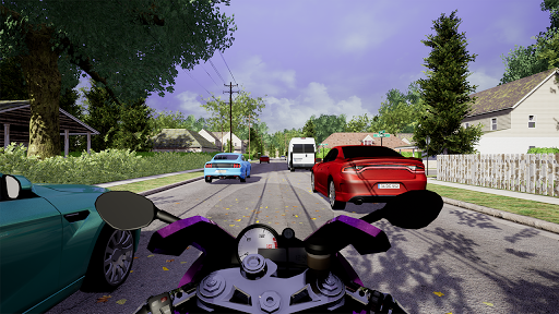 Traffic Fever-Moto - Gameplay image of android game