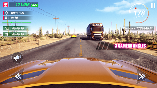Crazy Racer - Gameplay image of android game