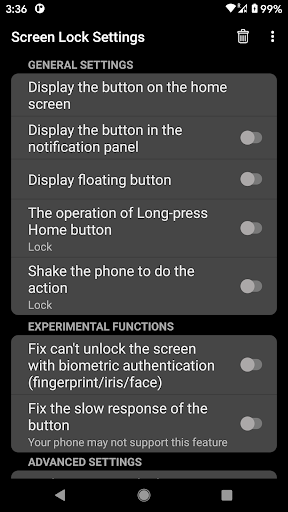 Screen Lock : turn off screen - Image screenshot of android app