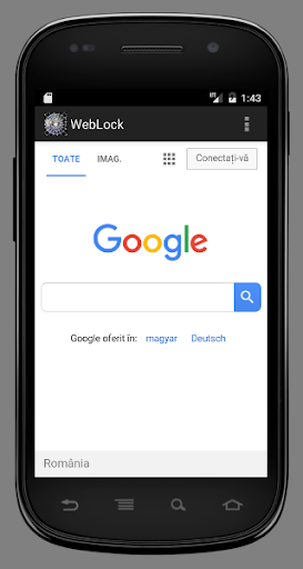 WebLock reminder - Image screenshot of android app