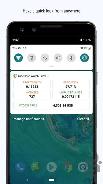 NiceHash Watch - Image screenshot of android app