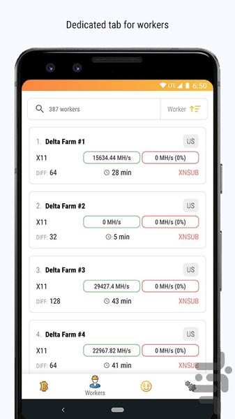 NiceHash Watch - Image screenshot of android app