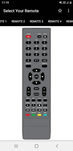 Marshal TV Remote - Image screenshot of android app