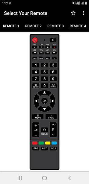 Marshal TV Remote - Image screenshot of android app