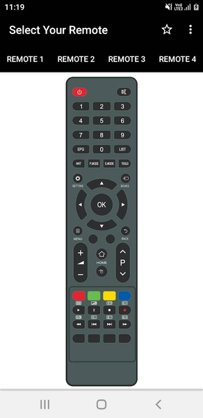 Marshal TV Remote - Image screenshot of android app