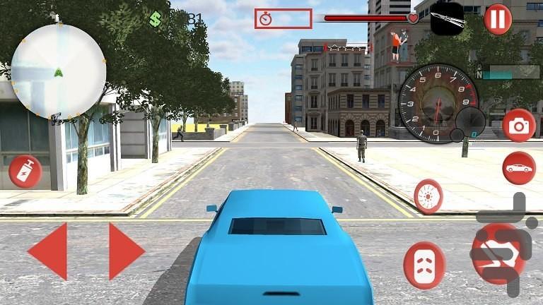 سرقت بزرگ در شهر - عکس بازی موبایلی اندروید