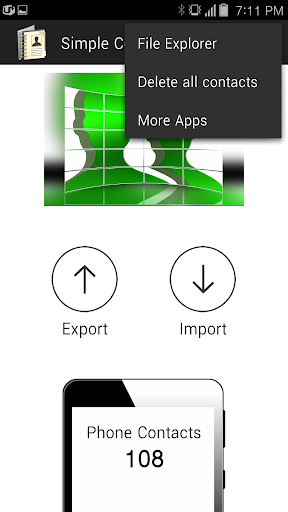 Contacts Backup and Restore - Image screenshot of android app