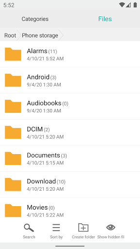 File Manager - File explorer - عکس برنامه موبایلی اندروید
