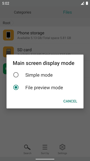 My File manager - file browser - Image screenshot of android app