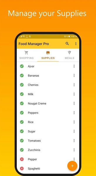 Food Manager - عکس برنامه موبایلی اندروید