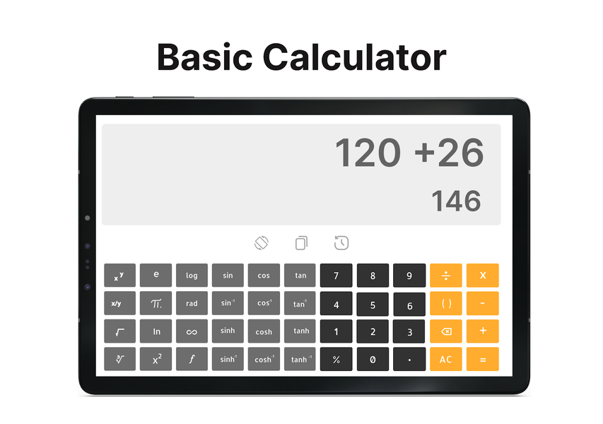 Basic Calculator For Android - Image screenshot of android app