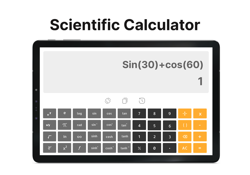 Basic Calculator For Android - Image screenshot of android app
