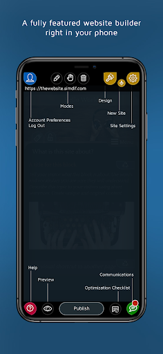 Website Builder for Android - عکس برنامه موبایلی اندروید