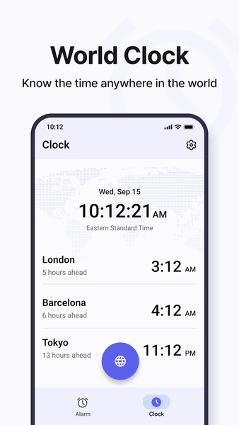 Alarm Clock - عکس برنامه موبایلی اندروید