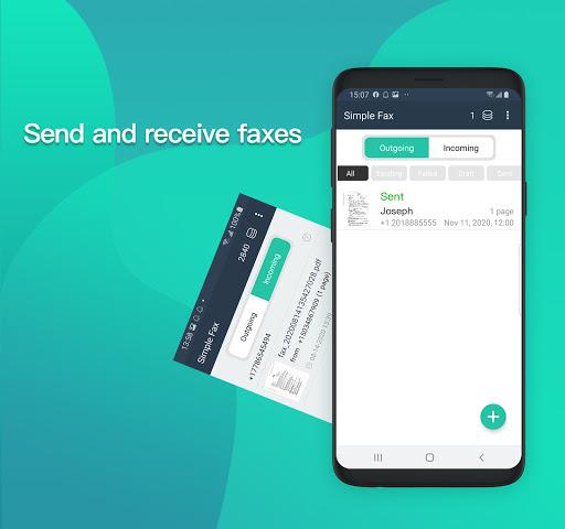 Simple Fax-Send Fax from Phone - Image screenshot of android app