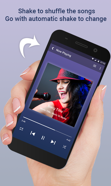 Shaking Audio Player - Image screenshot of android app