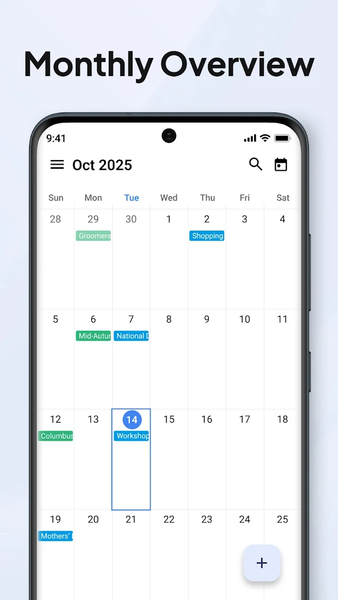 Calendar - عکس برنامه موبایلی اندروید