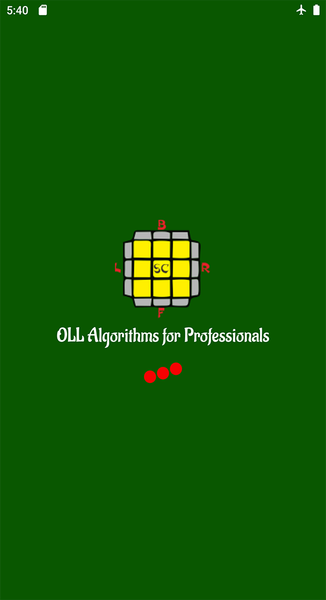 OLL Algorithms for Experts - Image screenshot of android app