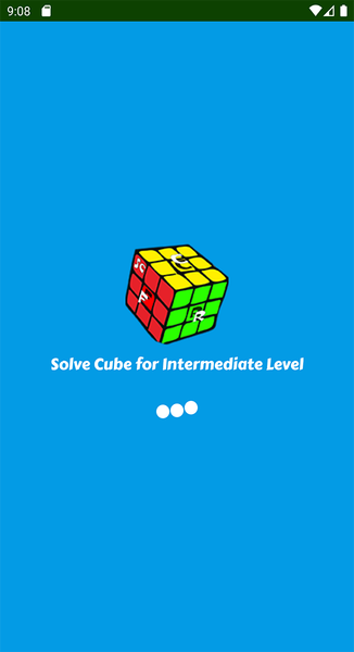 Solve Cube for Intermediate - Image screenshot of android app