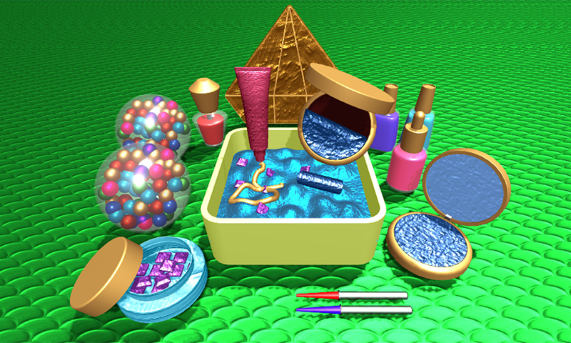Makeup Slime DIY ASMR Games - Gameplay image of android game