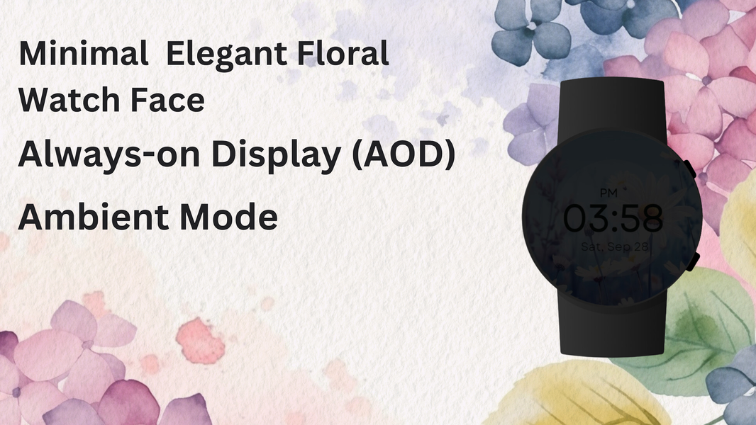 Minimal Elegant Floral WF - عکس برنامه موبایلی اندروید
