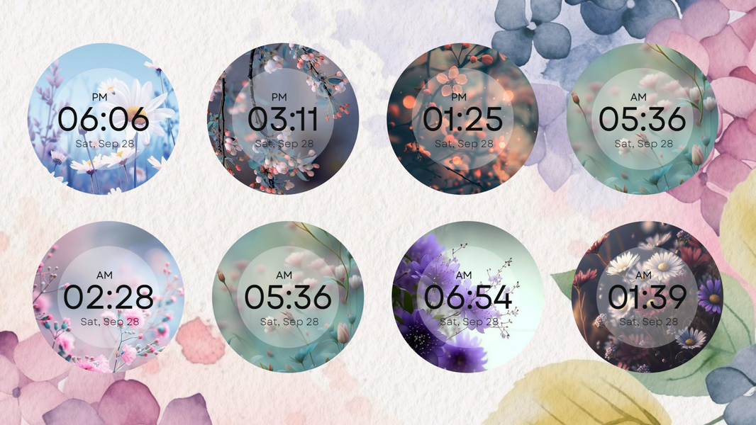 Minimal Elegant Floral WF - عکس برنامه موبایلی اندروید