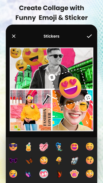 Collage Maker: Photo Editor - عکس برنامه موبایلی اندروید