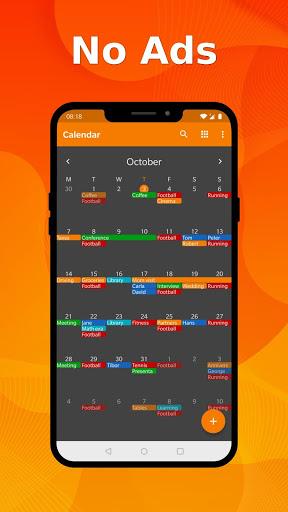 Simple Calendar - عکس برنامه موبایلی اندروید