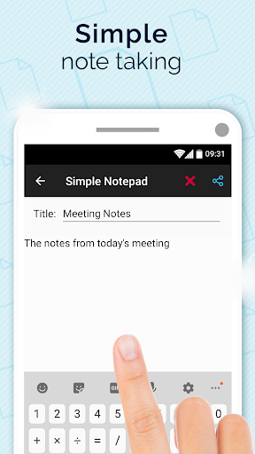 Simple Notepad with Caller ID - Image screenshot of android app