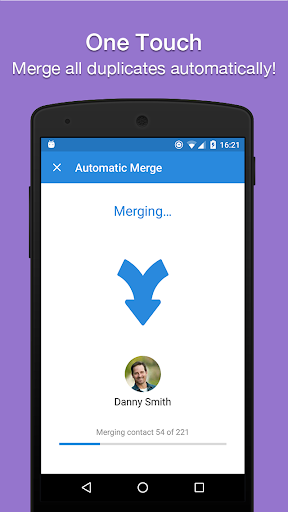 Easy Contacts Cleaner - عکس برنامه موبایلی اندروید