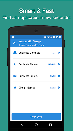 Easy Contacts Cleaner - Image screenshot of android app